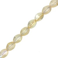 Czech Pinch beads 5x3mm Crystal yellow rainbow 00030/98531